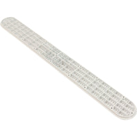 32" Channel Drain Cover With Screws, White