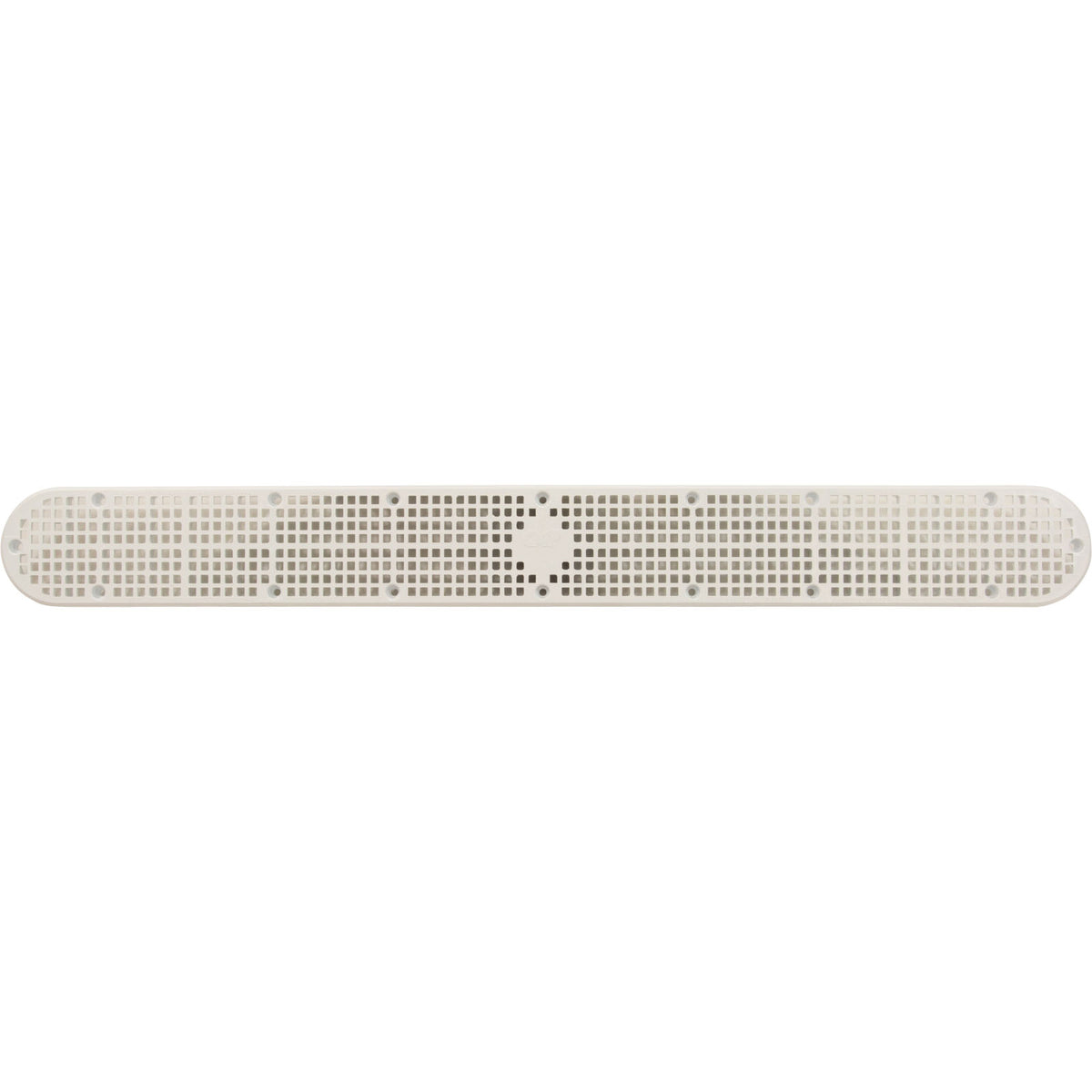 32" Channel Drain Cover With Screws, White