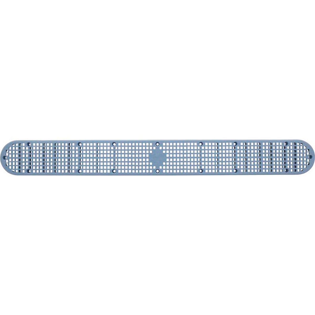 32" Channel Drain Cover With Screws, Light Blue