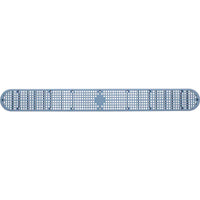 32" Channel Drain Cover With Screws, Light Blue