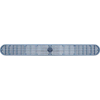 32" Channel Drain Cover With Screws, Light Blue