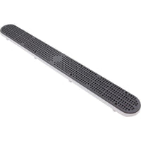 32" Channel Drain With Frame, Dark Gray