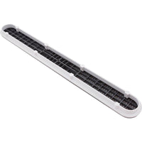 32" Channel Drain With Frame, Dark Gray