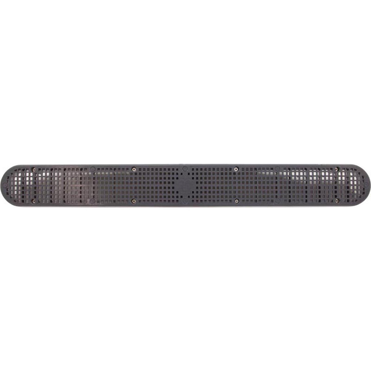 32" Channel Drain With Frame, Dark Gray