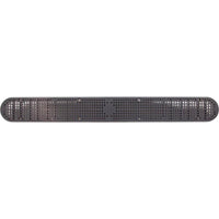 32" Channel Drain With Frame, Dark Gray