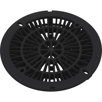 Tapa de drenaje Galaxy de 8" con paquete de tornillos, color negro