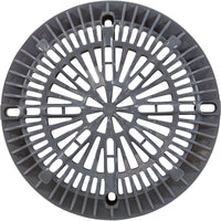 8" Galaxy Drain Cover With Screw Pack, Dk Gray