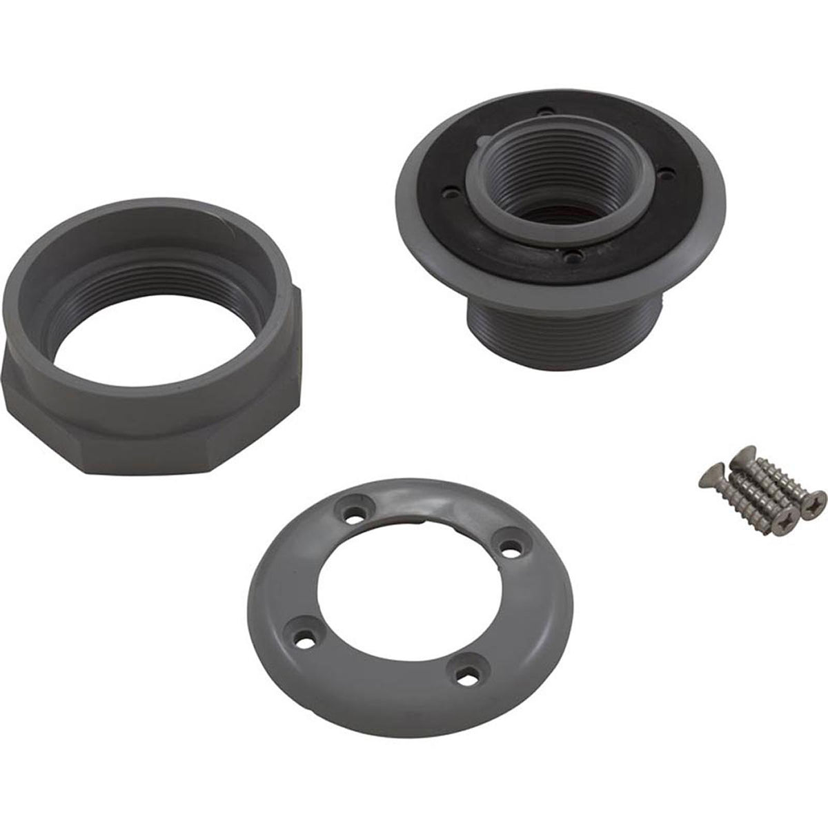 Vinylpool In/Out Fitting (1.5In X1.5In) Gray