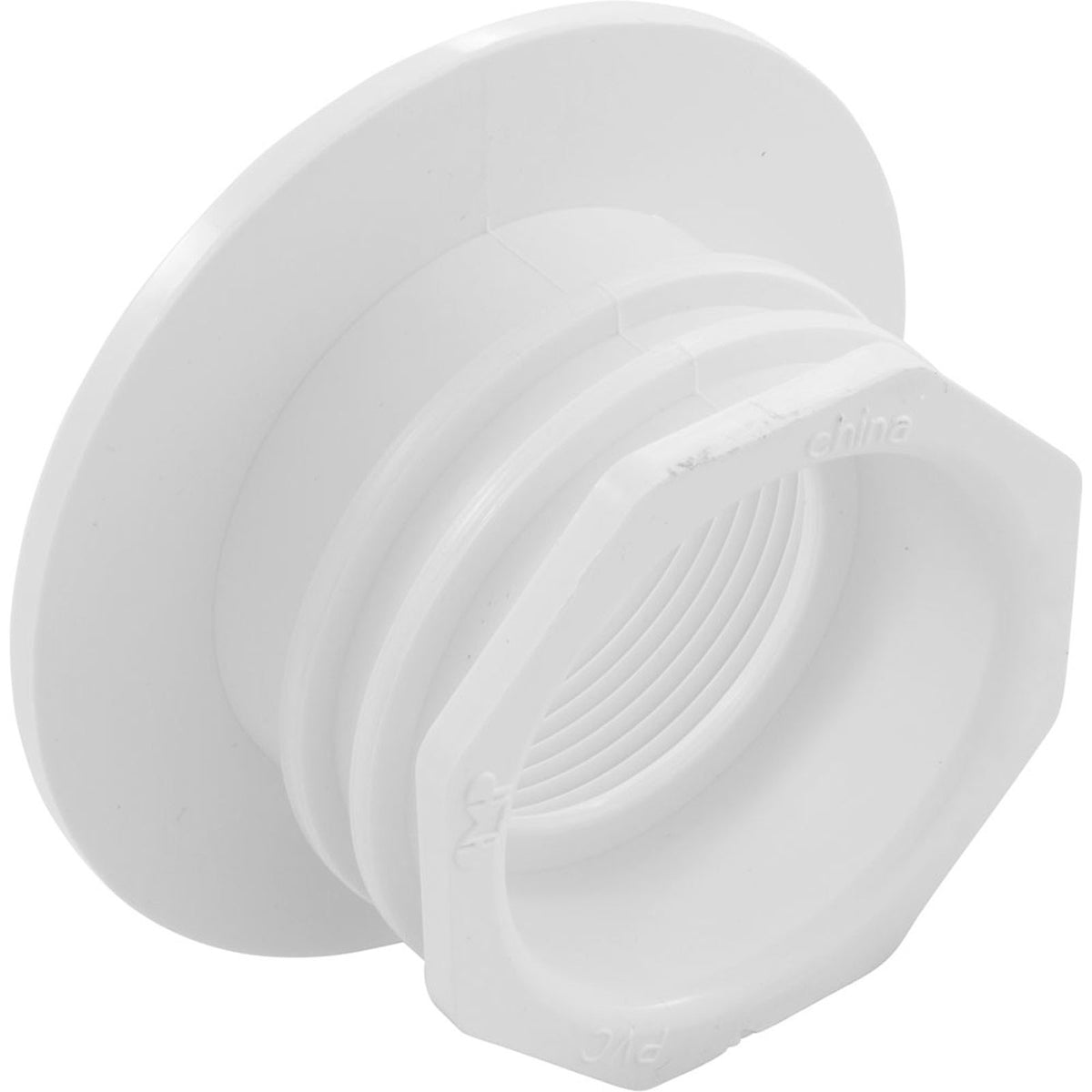 Gunite Pool Fitting (1.5In Fip X S) Water Stop White