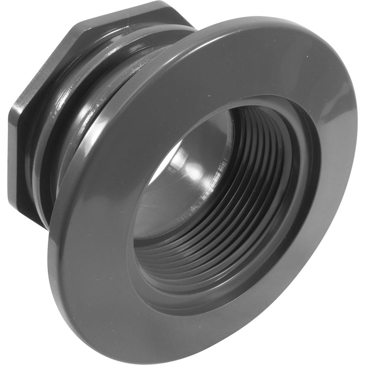 Gunite Pool Fitt (1.5In Fip X S) Wtr Stp Dark Gray