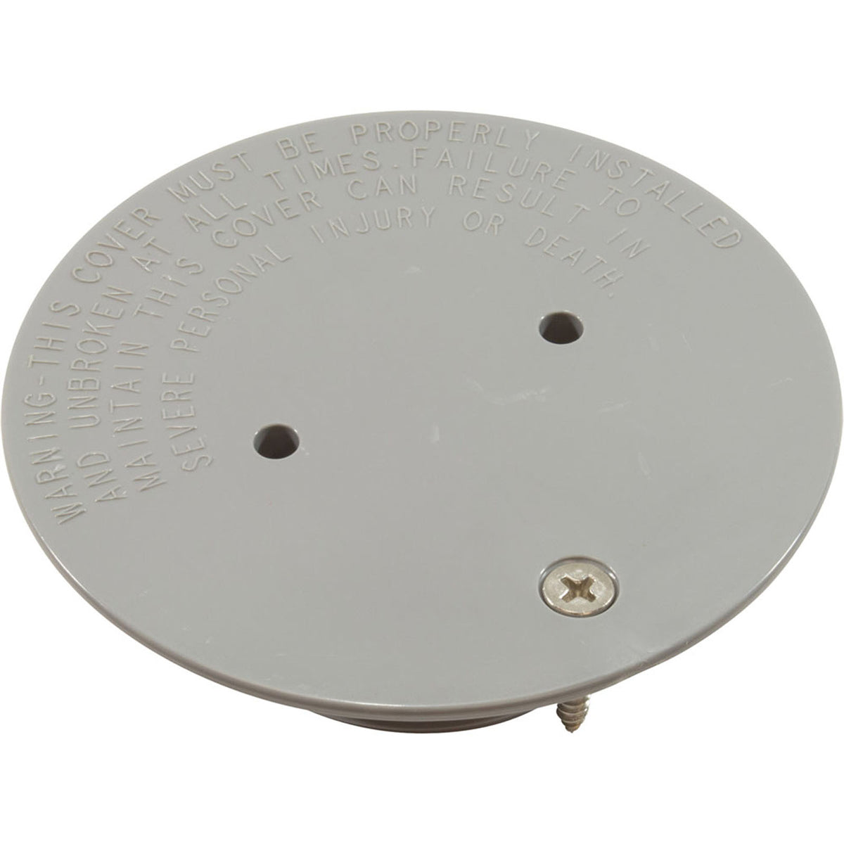 Floor Inlet Fitting Cover Wth Screw Gray