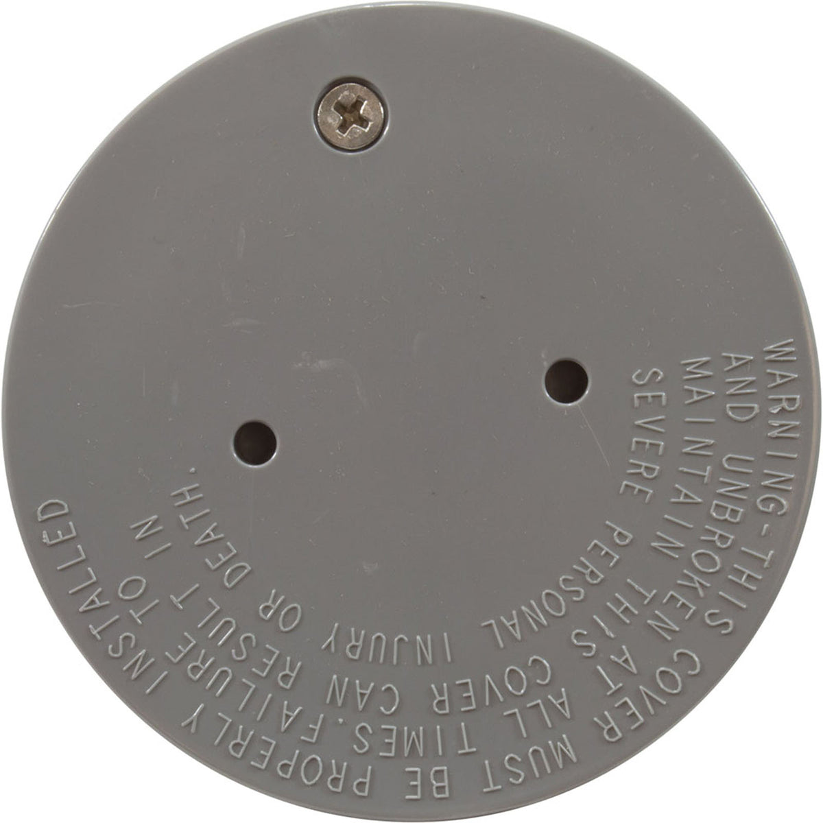 Floor Inlet Fitting Cover Wth Screw Gray