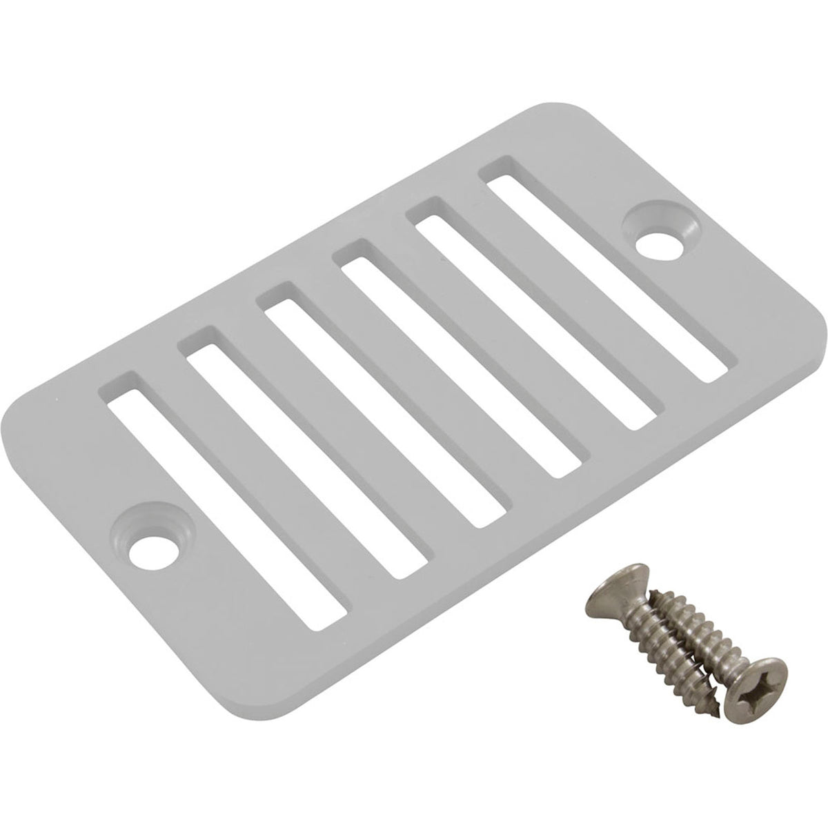Rectangular Grate W/ Screws(Wh)