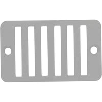 Rectangular Grate W/ Screws(Wh)