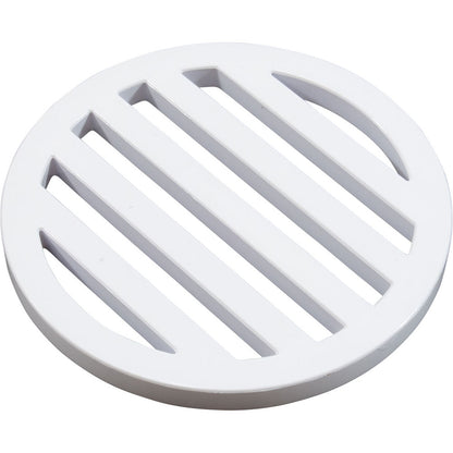3" Round Deck Drain Cover, White