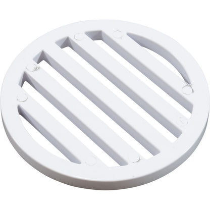3" Round Deck Drain Cover, White