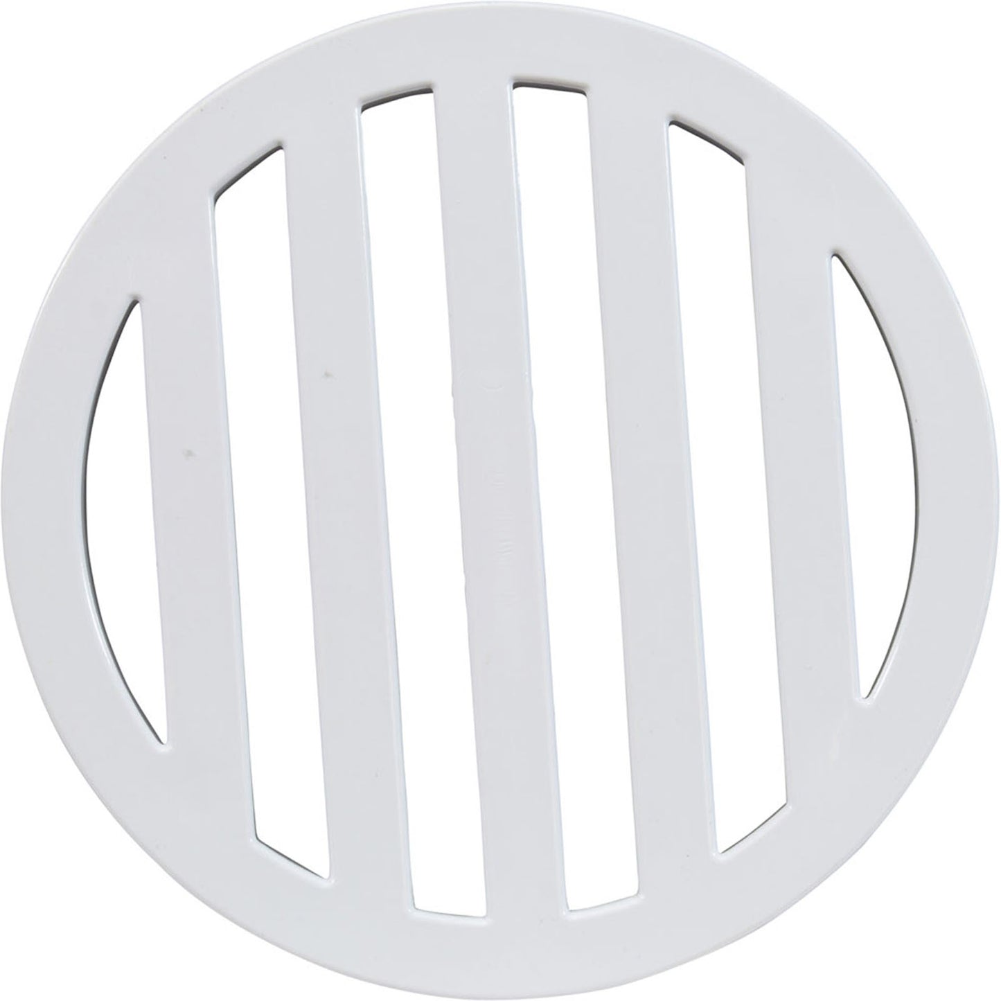 3" Round Deck Drain Cover, White