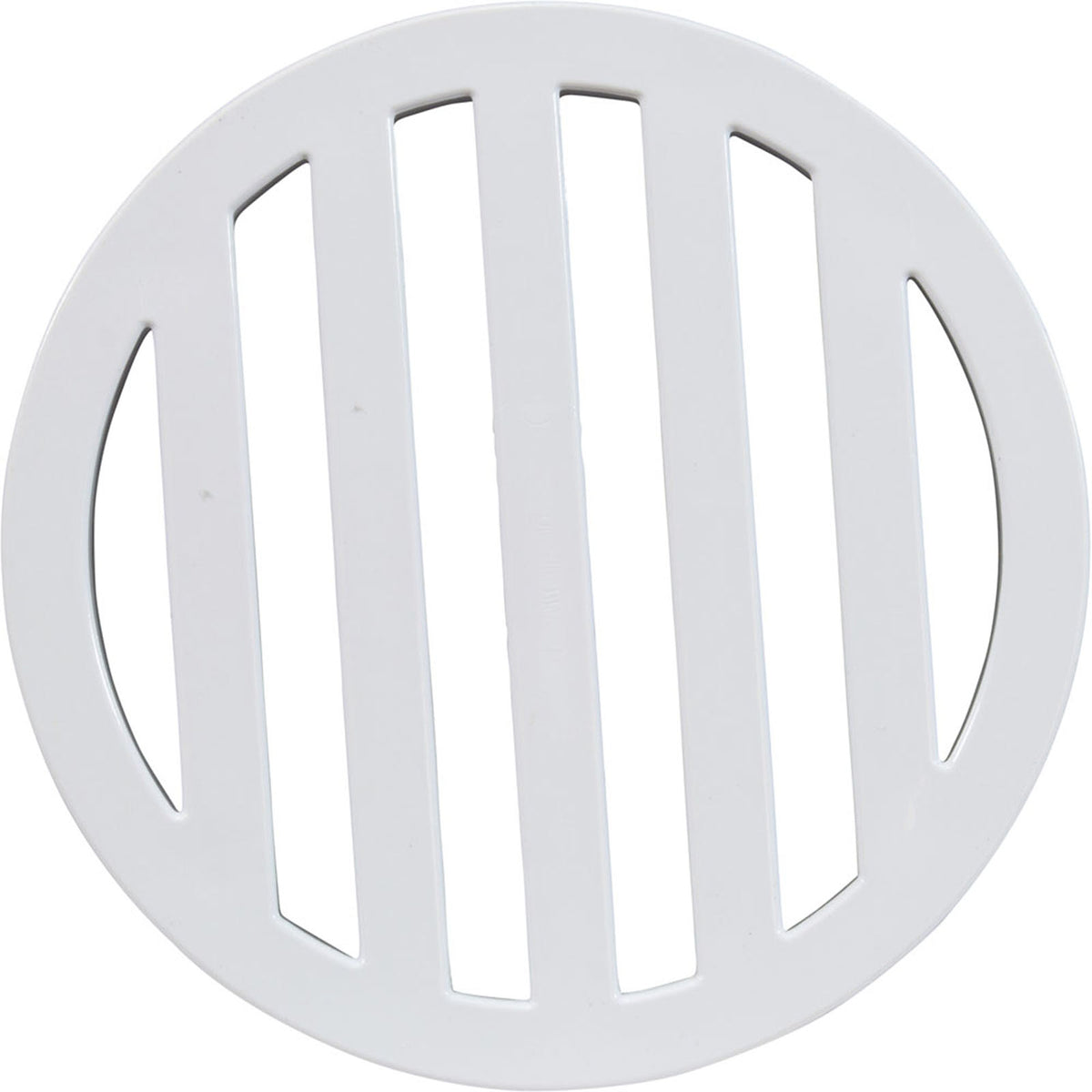 3" Round Deck Drain Cover, White