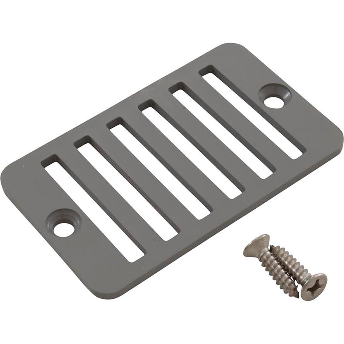 Rectangular Grate W/ Screws (Gy)