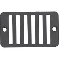 Rectangular Grate W/ Screws (Gy)