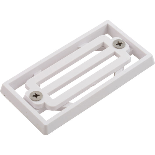 3 Bar Grate And Frame Assembly, White