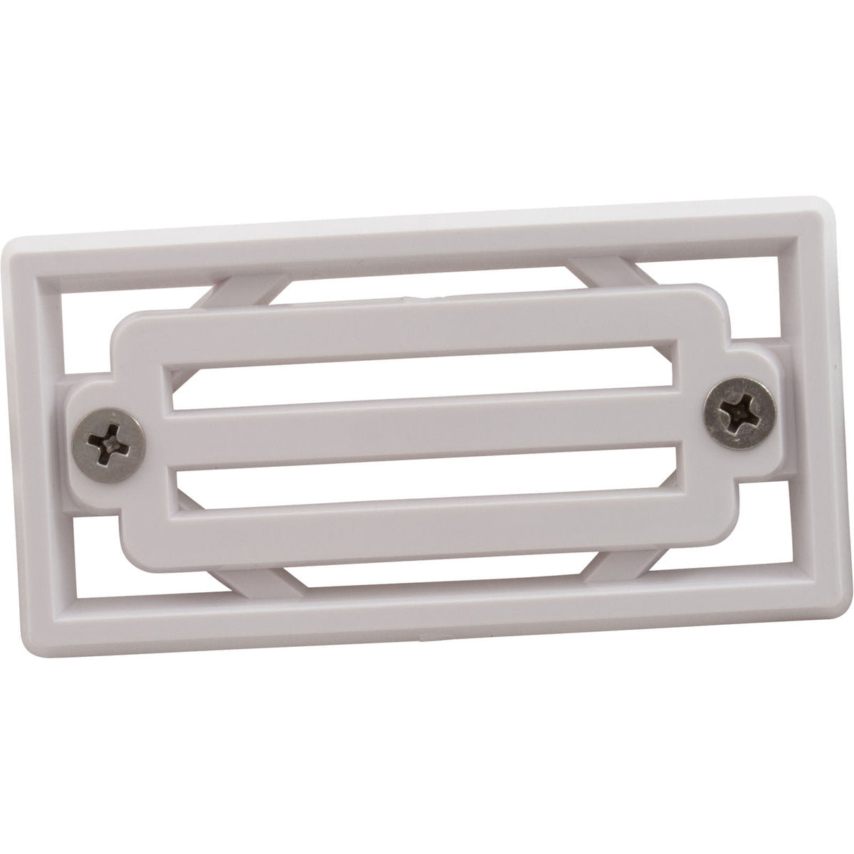 3 Bar Grate And Frame Assembly, White