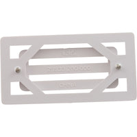 3 Bar Grate And Frame Assembly, White