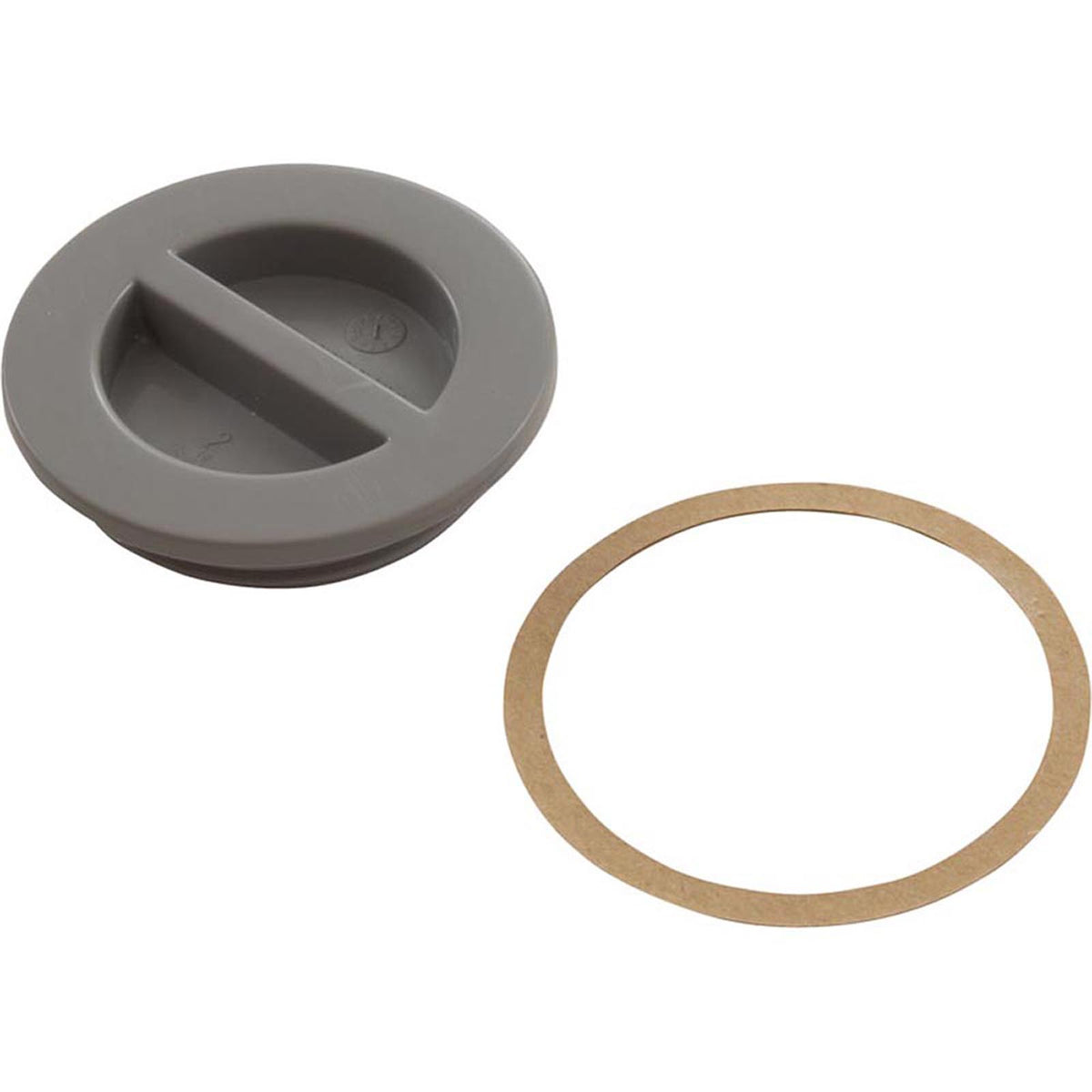 1.5 Inches NPT Flat Plug, Gray