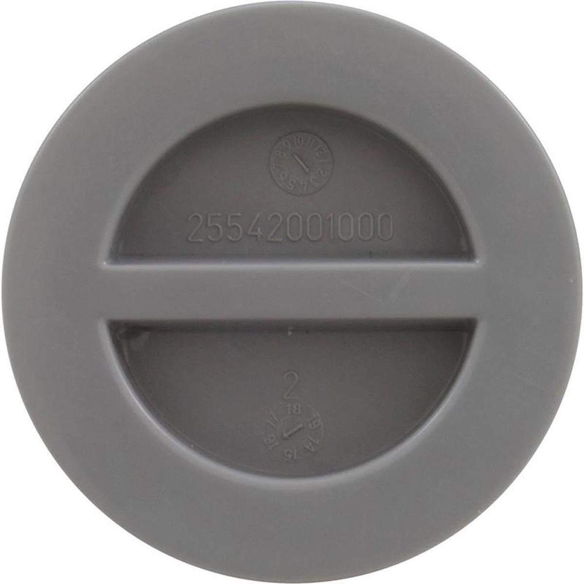 1.5 Inches NPT Flat Plug, Gray