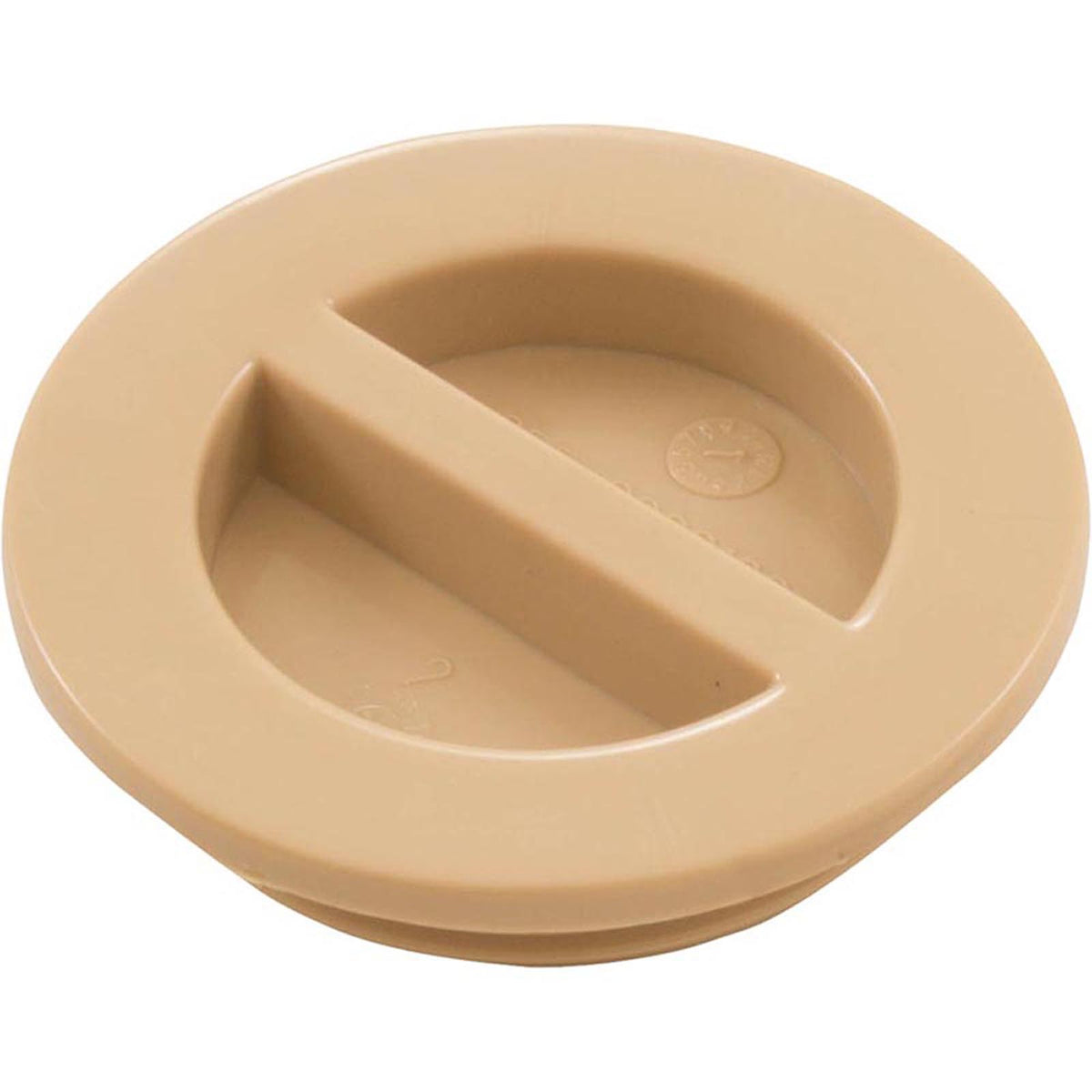 1.5In Npt Flat Plug, Tan