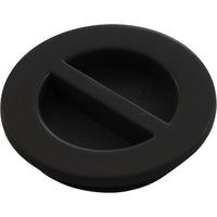 1.5In Npt Flat Plug, Black