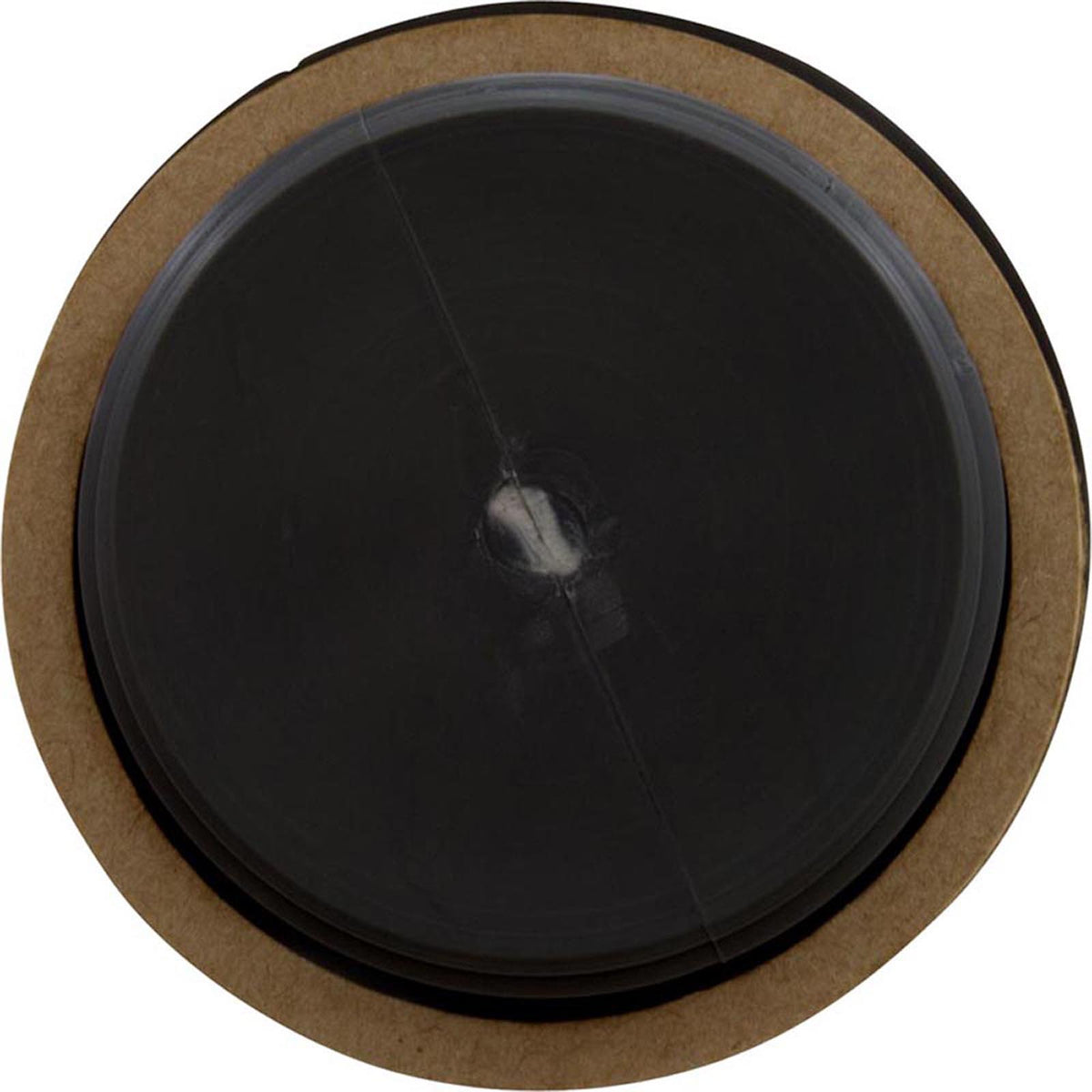 1.5In Npt Flat Plug, Black