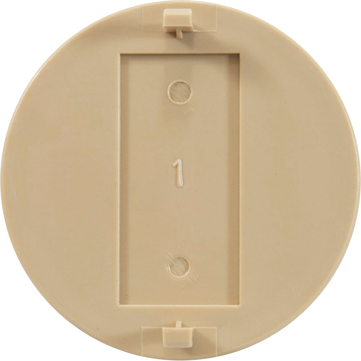 Logo Insert, Blank, Skimmer Lid Tan