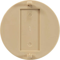 Logo Insert, Blank, Skimmer Lid Tan