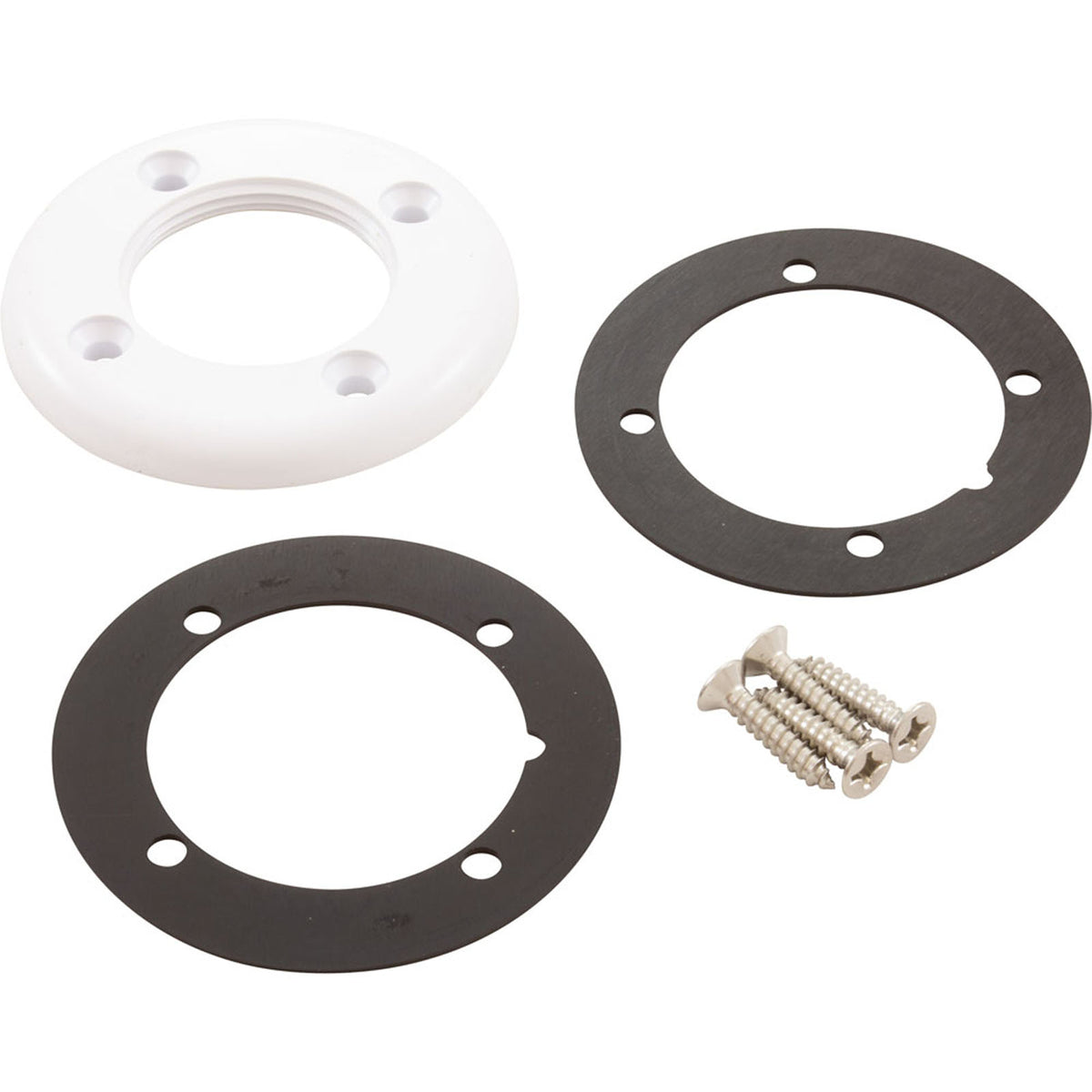 Vnl Pool Return Faceplate Kit Threaded White