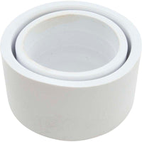 Parachoques de escalera de 1,9" hembra, color blanco