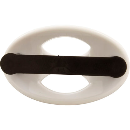 Juego de ojales para cuerda de montaje con remate V/L de Lexan, color blanco