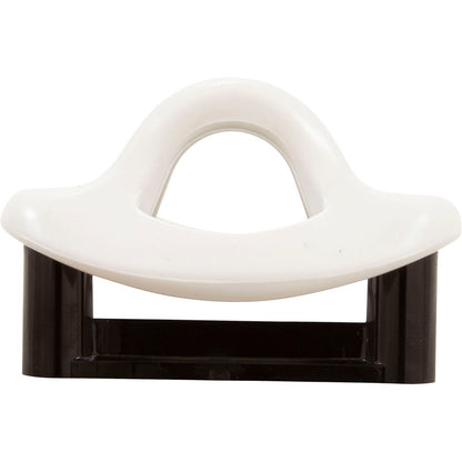 Juego de ojales para cuerda de montaje con remate V/L de Lexan, color blanco