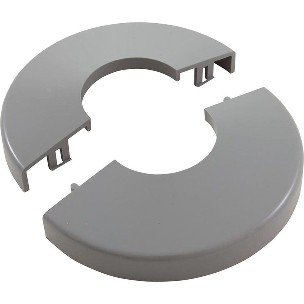 Pool Ladder Escutcheon, Clip On, Gray