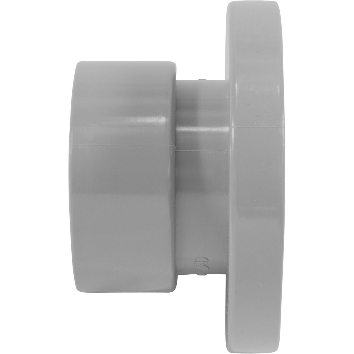 4In Gunite Pool Jet Niche W/Ext Flange Gray