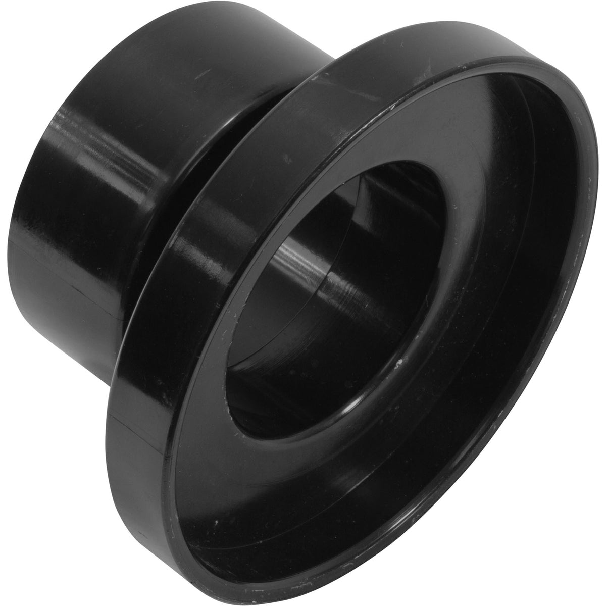 4In Gunite Pool Jet Niche W/Ext Flange Black