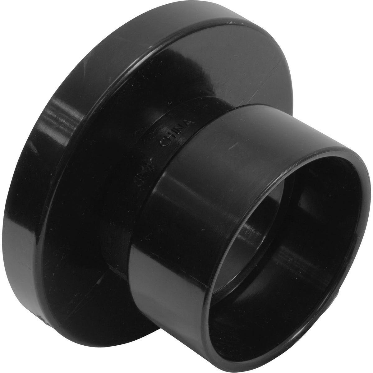 4In Gunite Pool Jet Niche W/Ext Flange Black