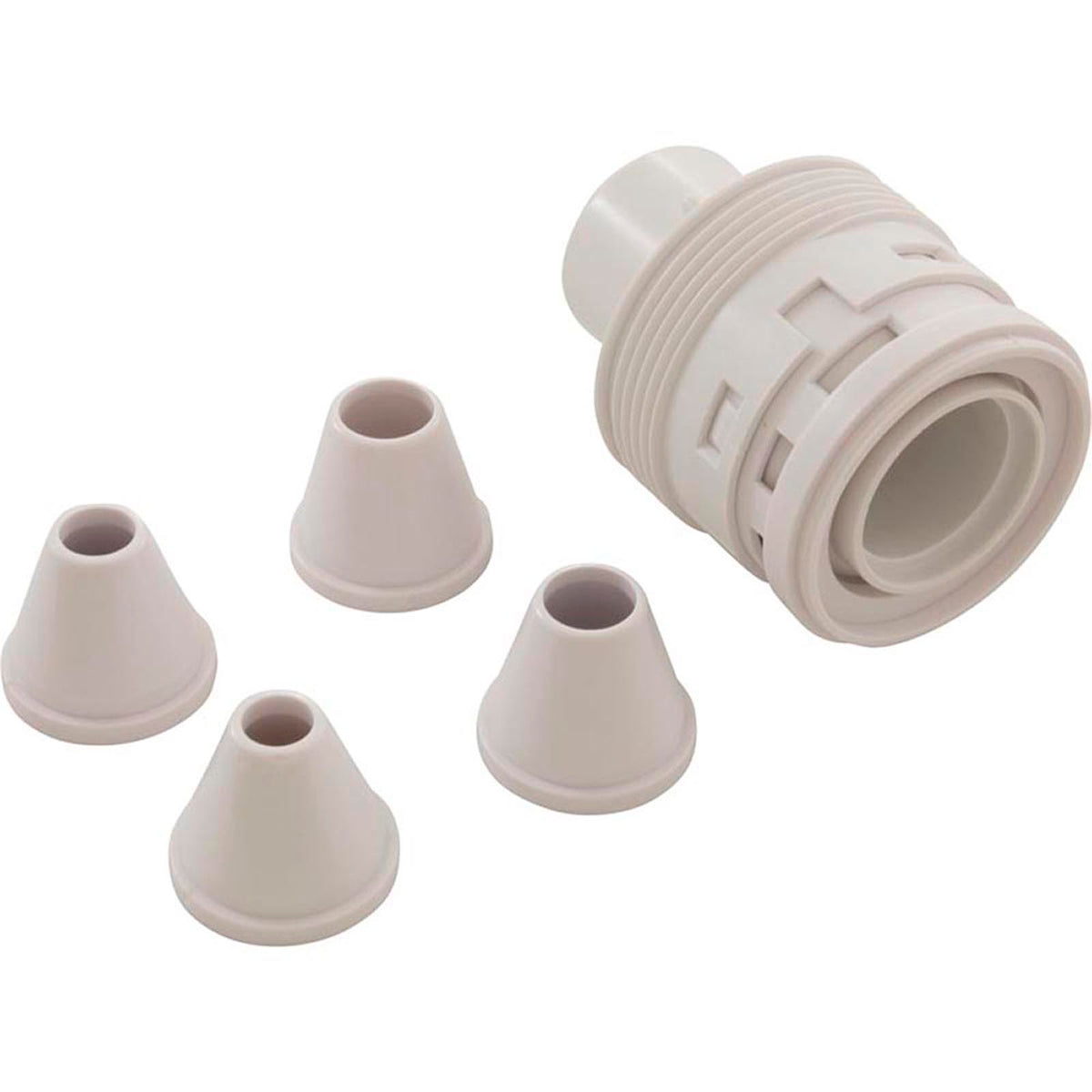 Gunite Power Jet (Non-Adj, W/ 4 Orifices) White