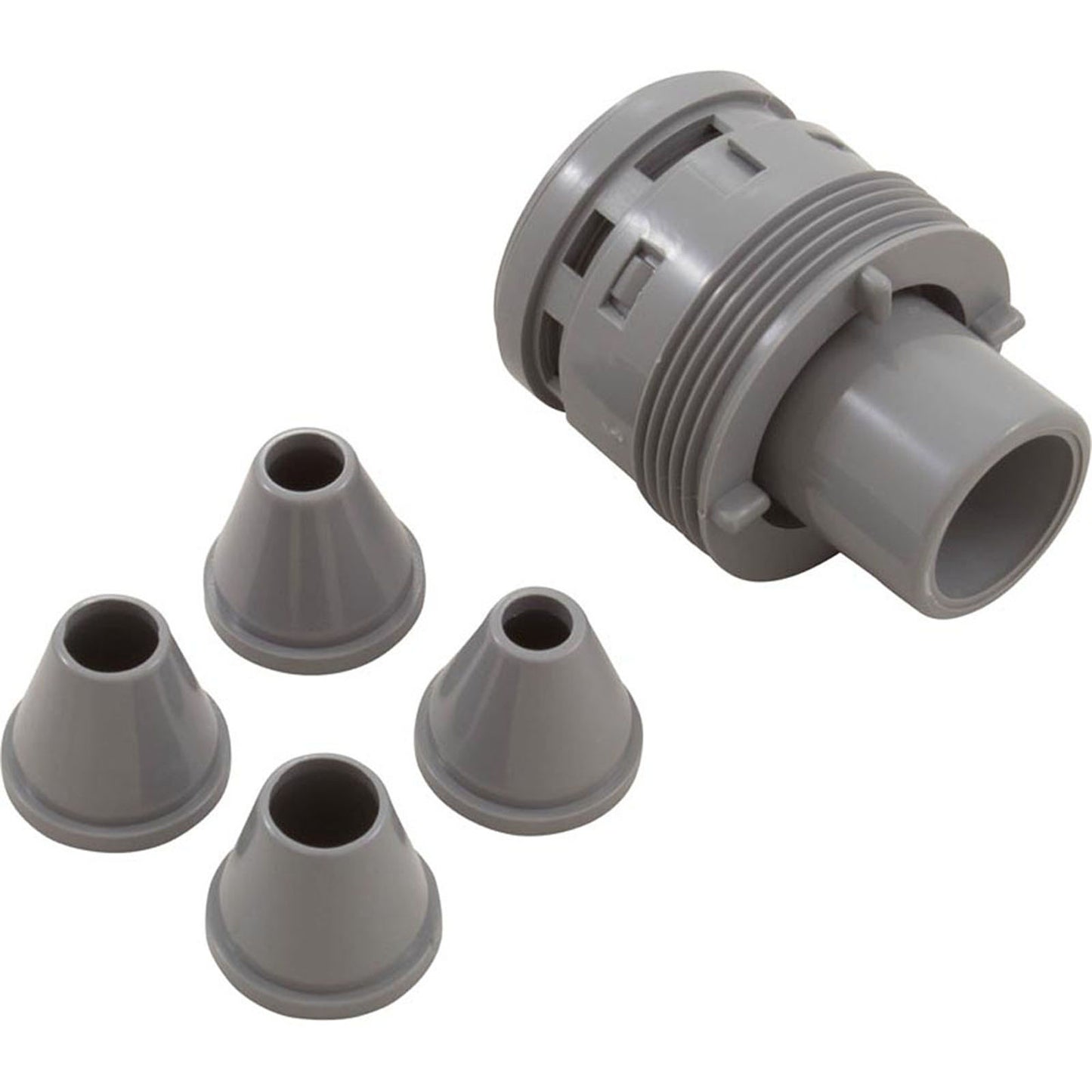 Pistola de chorro de energía Gunite (sin ajuste, con 4 orificios) gris