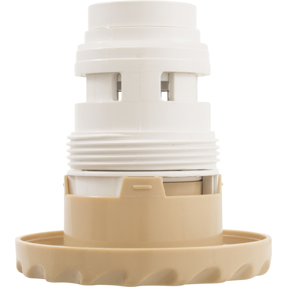 3.5In Gunite Jet (Dir, Adj, Scalloped, Non-Tex) Tan