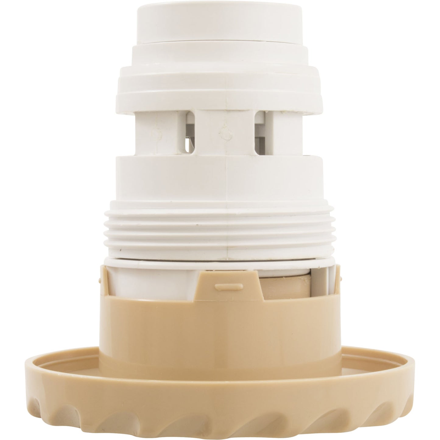 3.5In Gunite Jet (Dir, Adj, Scalloped, Non-Tex) Tan