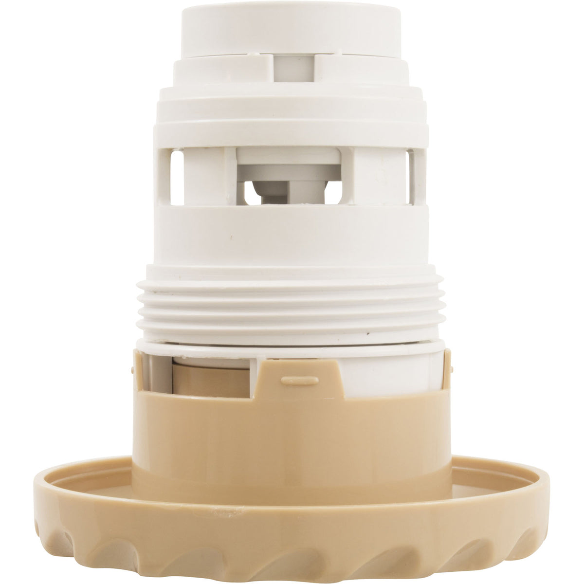 3.5In Gunite Jet (Dir, Adj, Scalloped, Non-Tex) Tan