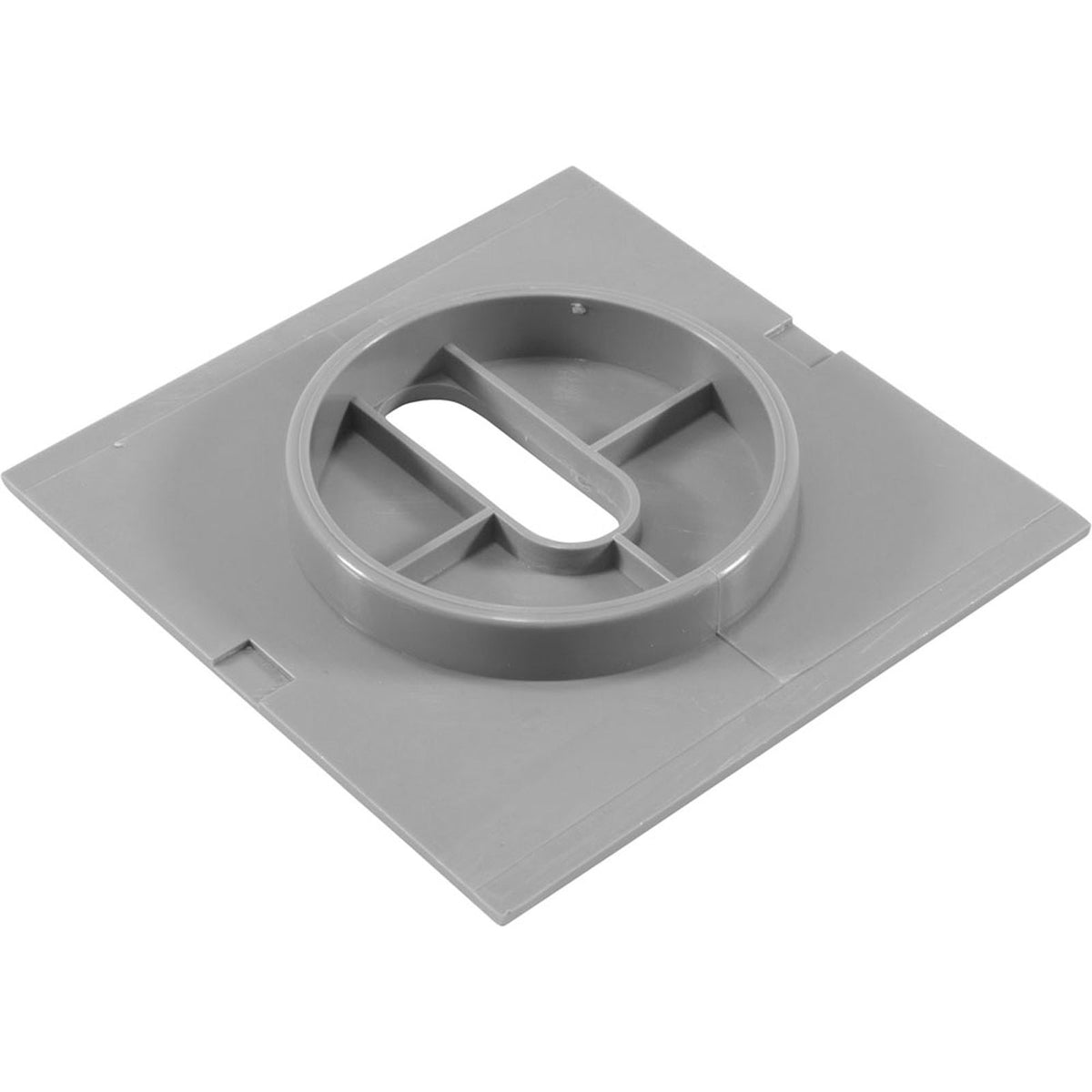 Deck Jet (J-Style) Square Cover Gray