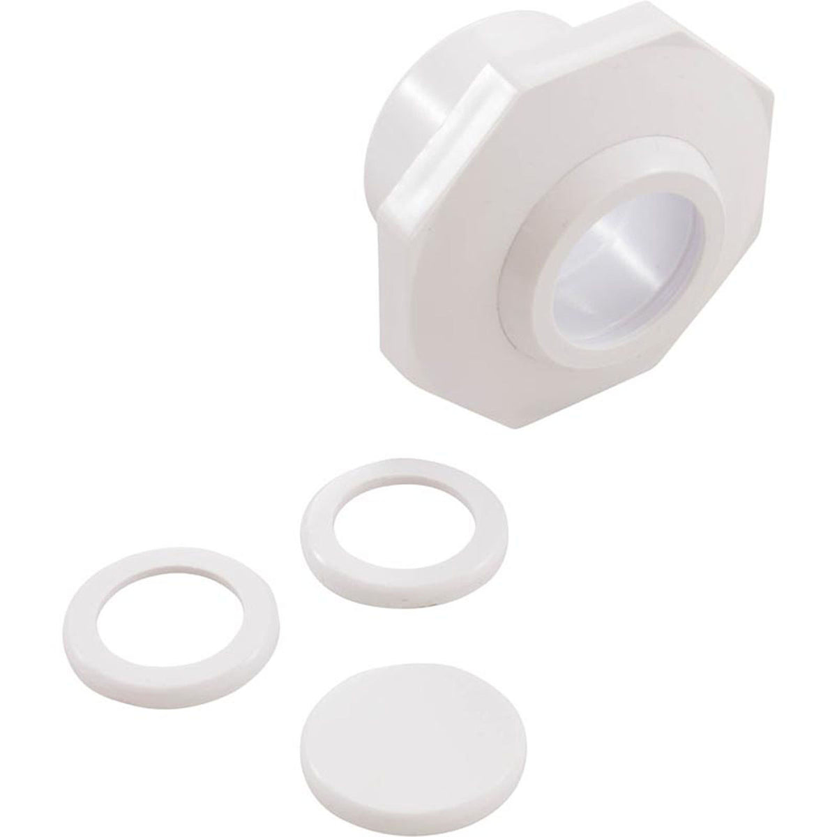 1-1/2In Slip Inlet W/Snap In (3/4In) White