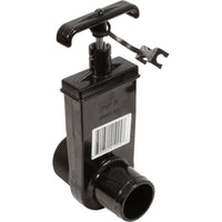 Slice Valve, 1.5In Mip X 1.5In Hose Adapter, Black